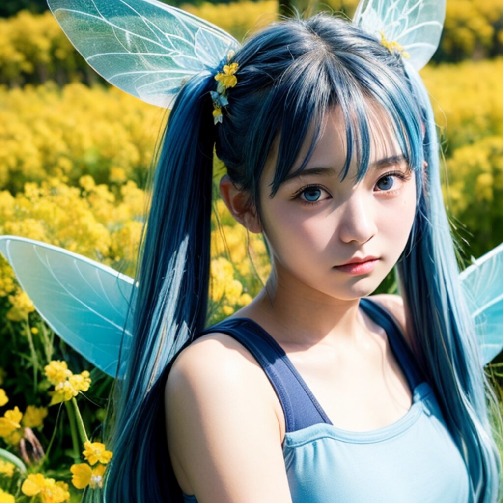 菜の花大好きっ娘ちゃん