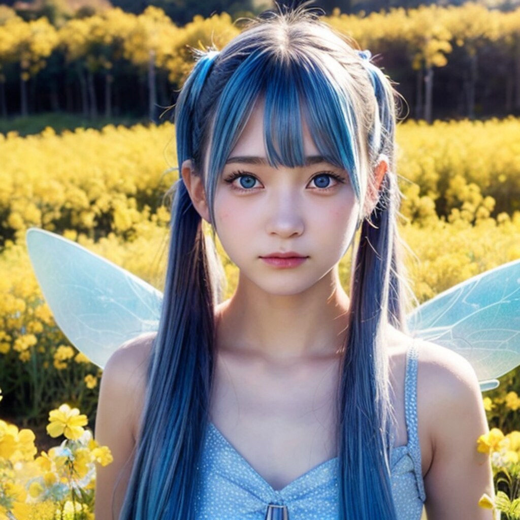 菜の花大好きっ娘ちゃん