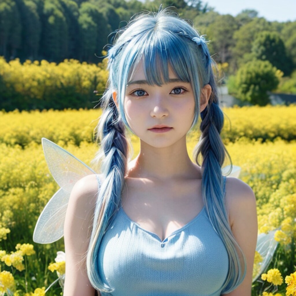 菜の花大好きっ娘ちゃん