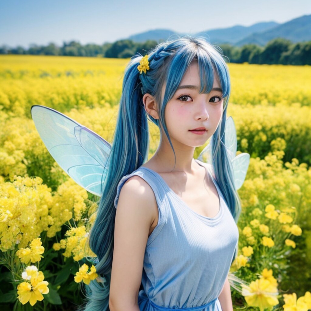 菜の花大好きっ娘ちゃん