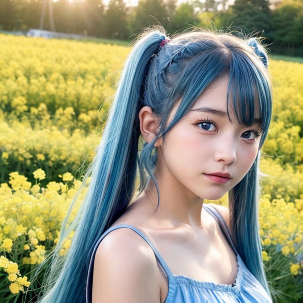 菜の花大好きっ娘ちゃん