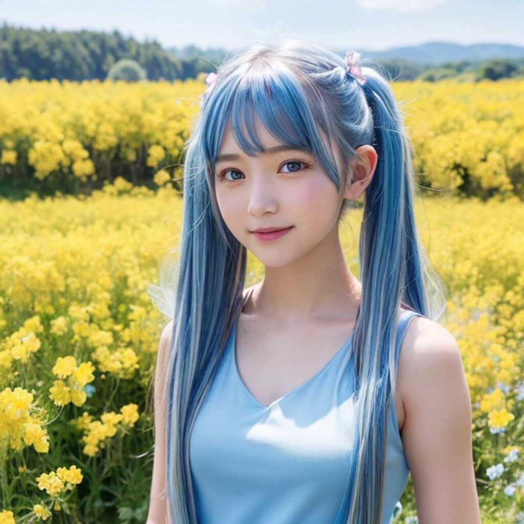 菜の花大好きっ娘ちゃん