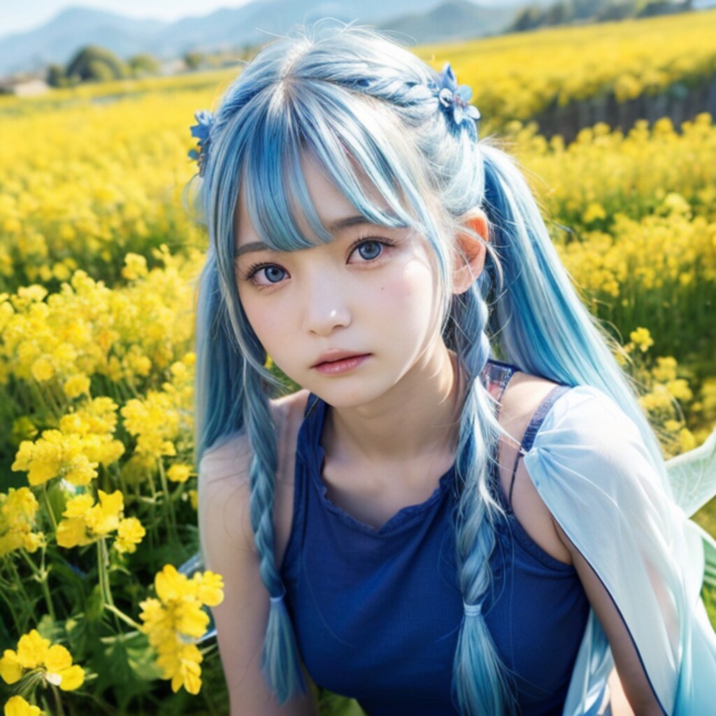 菜の花大好きっ娘ちゃん