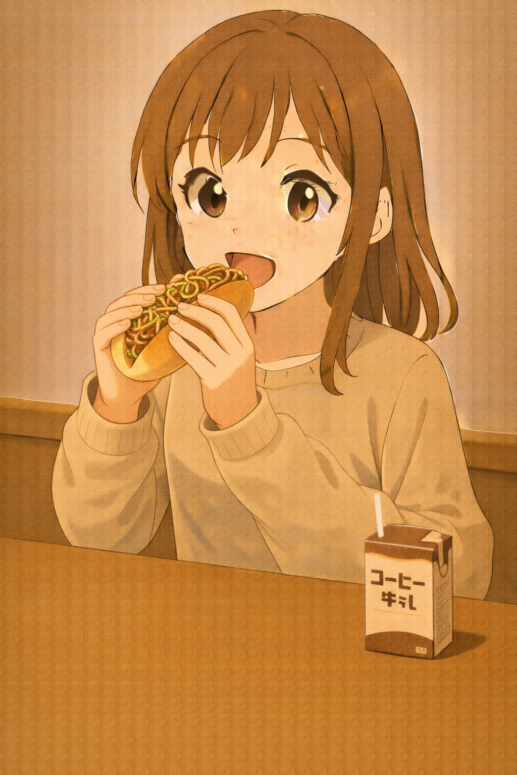 焼きそばパン | の人気AIイラスト・グラビア