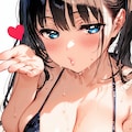 水着投げキッス*12枚＋目標報告 5枚目