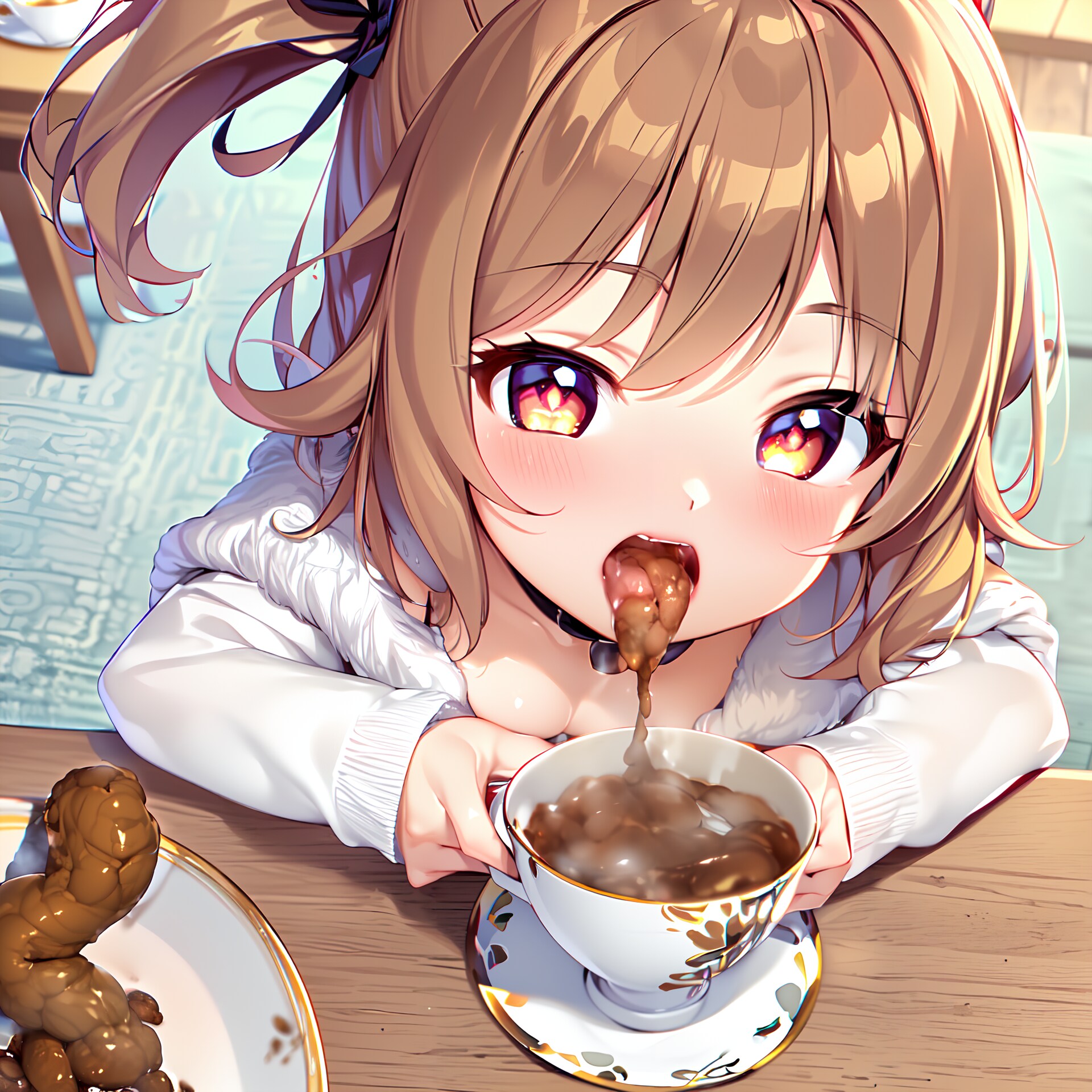 お口で溶いたスペシャルホットチョコレート