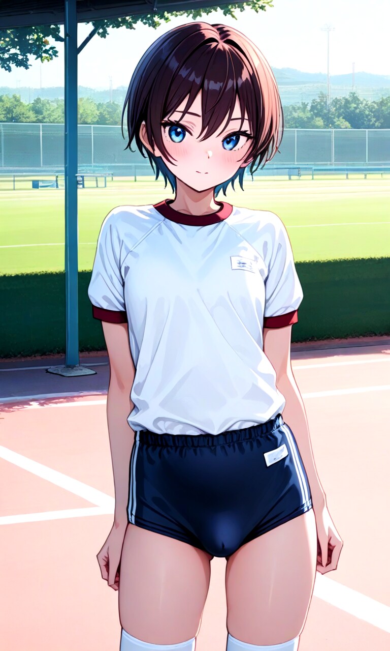 男の娘×ブルマ