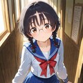 放課後の旧校舎 3枚目