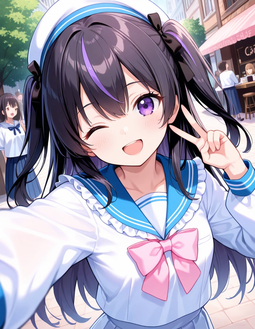 自撮り | の人気AIイラスト・グラビア