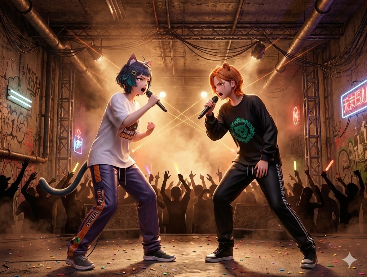 うちの子HIPHOP② | の人気AIイラスト・グラビア