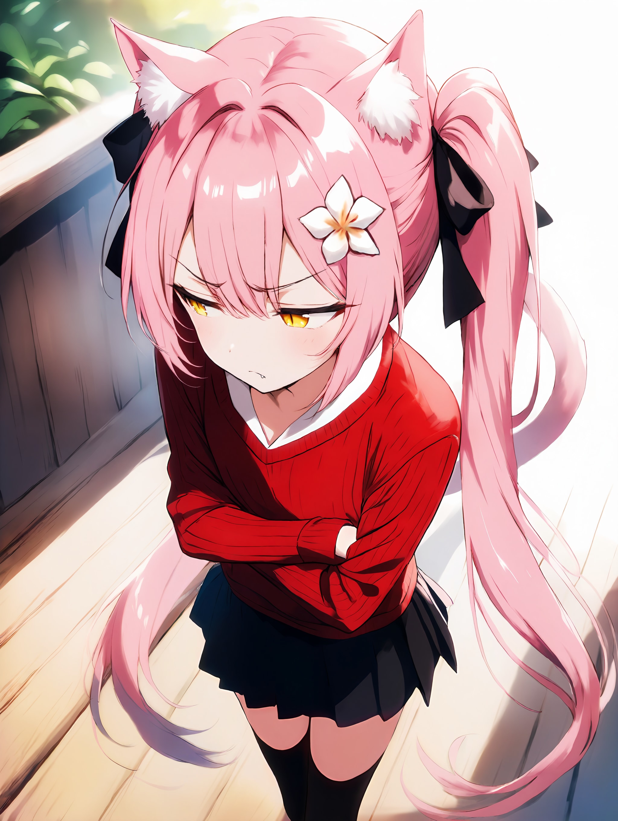 ご飯🐟️には興味あるけどアンタには興味ないニャッ‼️😼💥💥 | の人気AIイラスト・グラビア