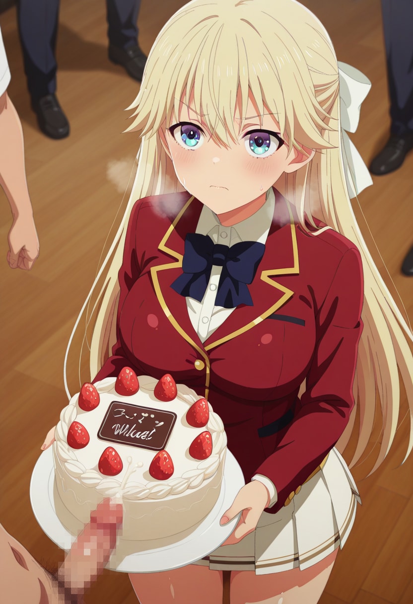 6月12日の七瀬ちゃんの誕生日に嫌がらせでウエディングケーキを渡し、ザーメンぶっかけたい
