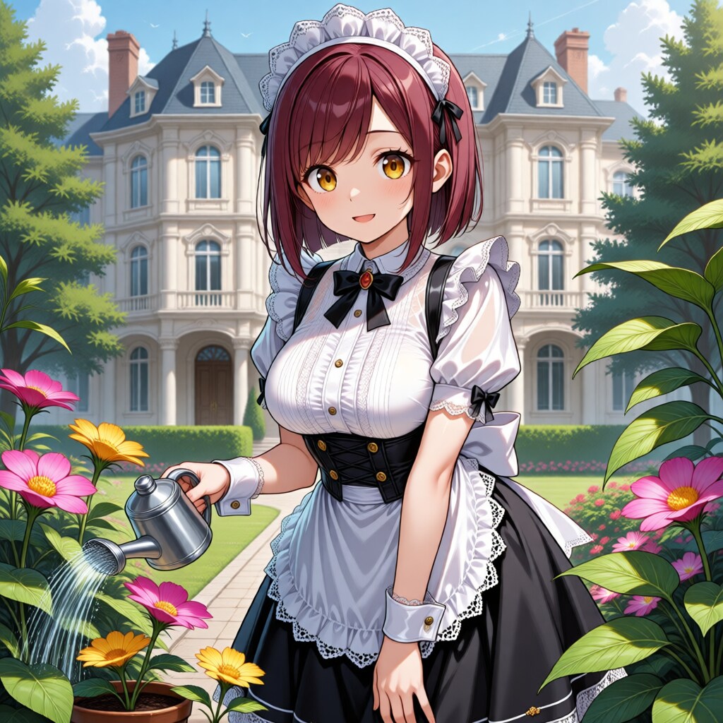 こんにちは（挨拶メイドの芽衣ちゃん）