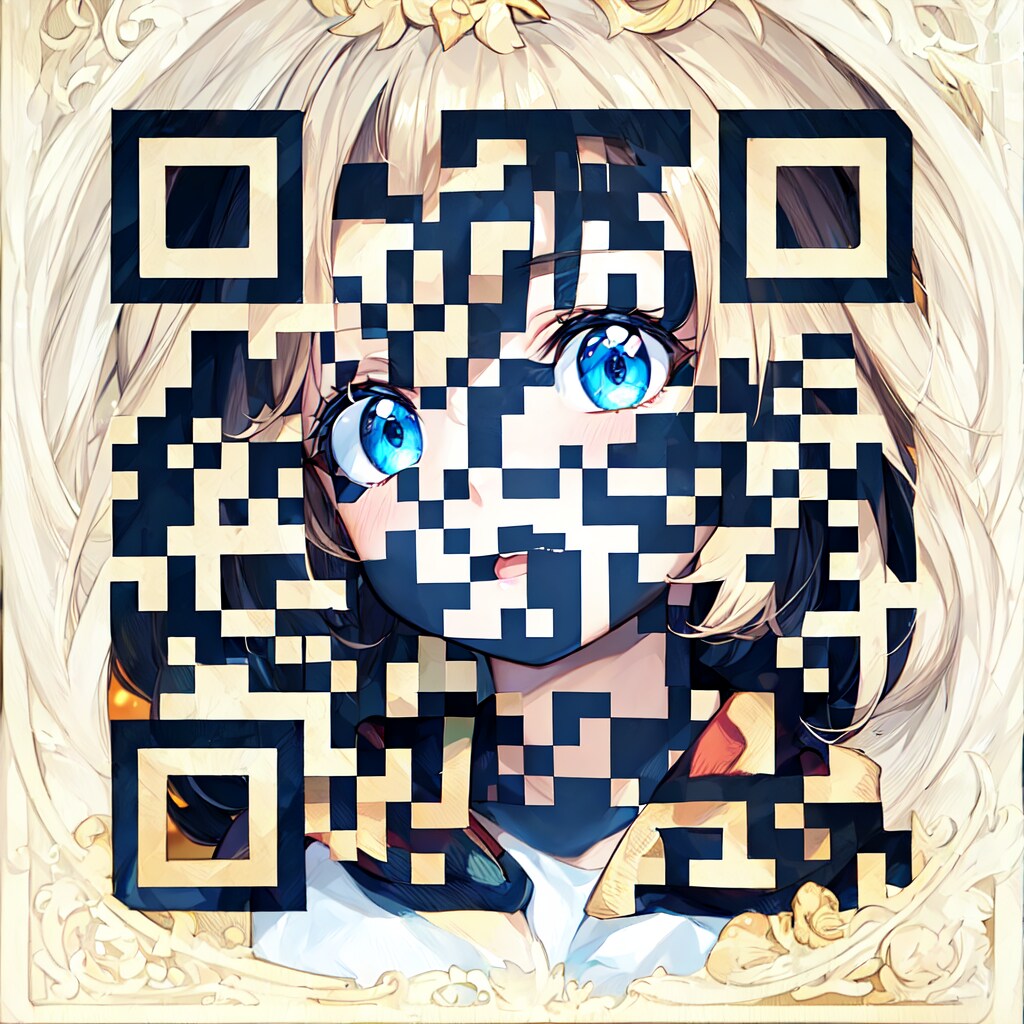 好きな画像でQRコード
