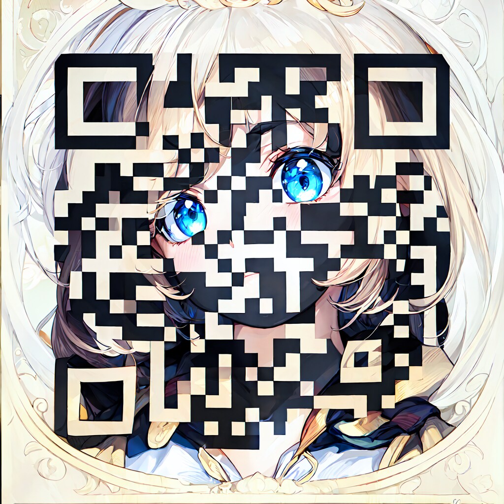 好きな画像でQRコード