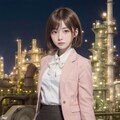 工場夜景大好きっ娘ちゃん 2枚目