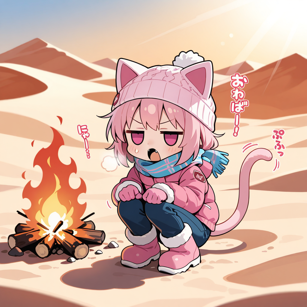 【極寒の砂漠の日中】オイ！！作者！！このネタ、みゃえにもやったよにゃあ！？？？