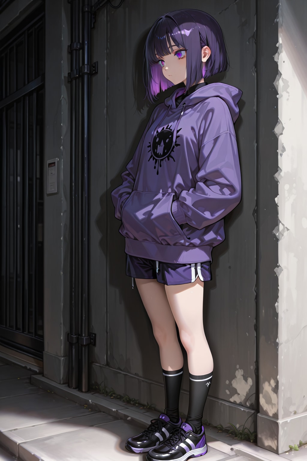 紫色が似合う女の子7