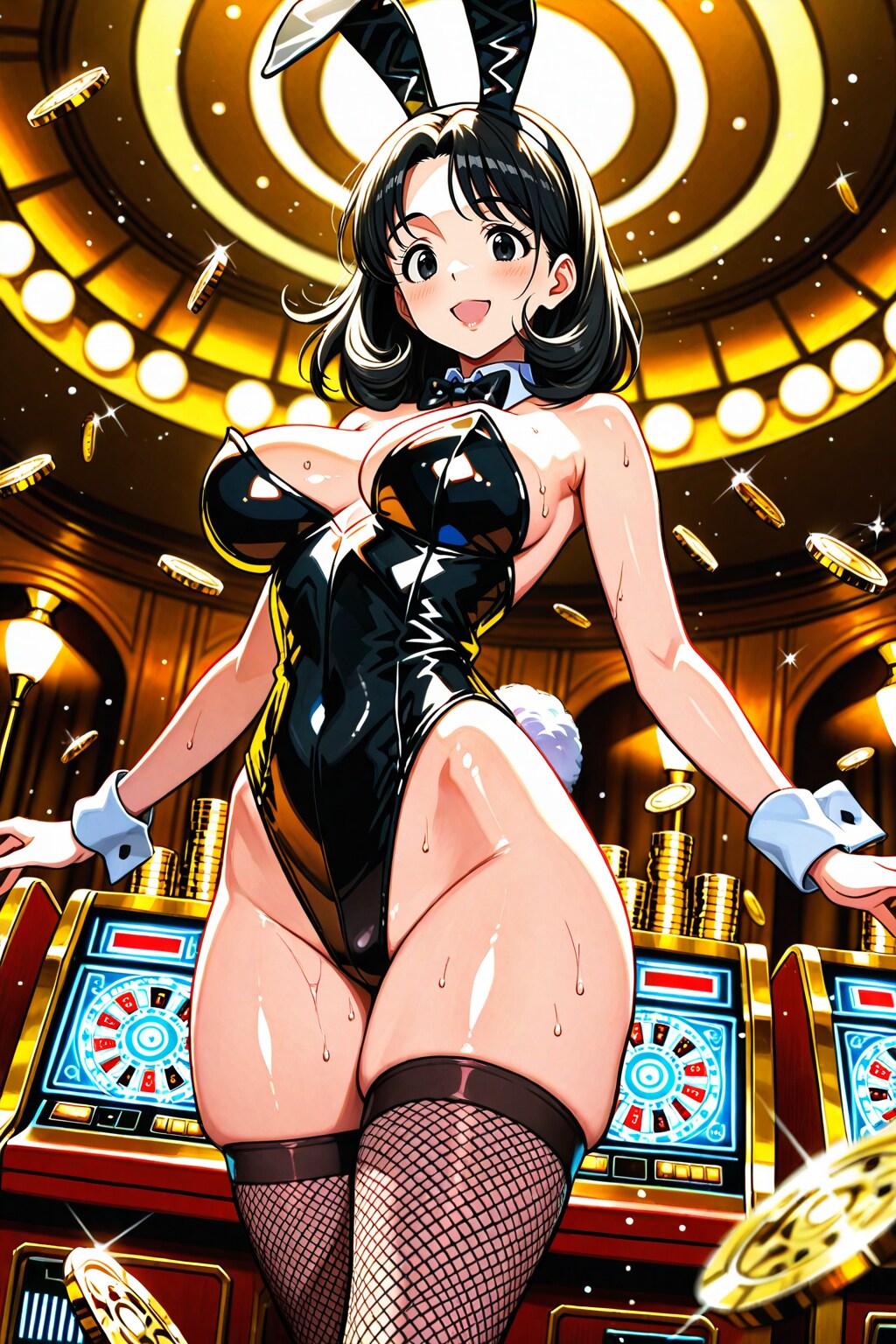 黒バニーママン