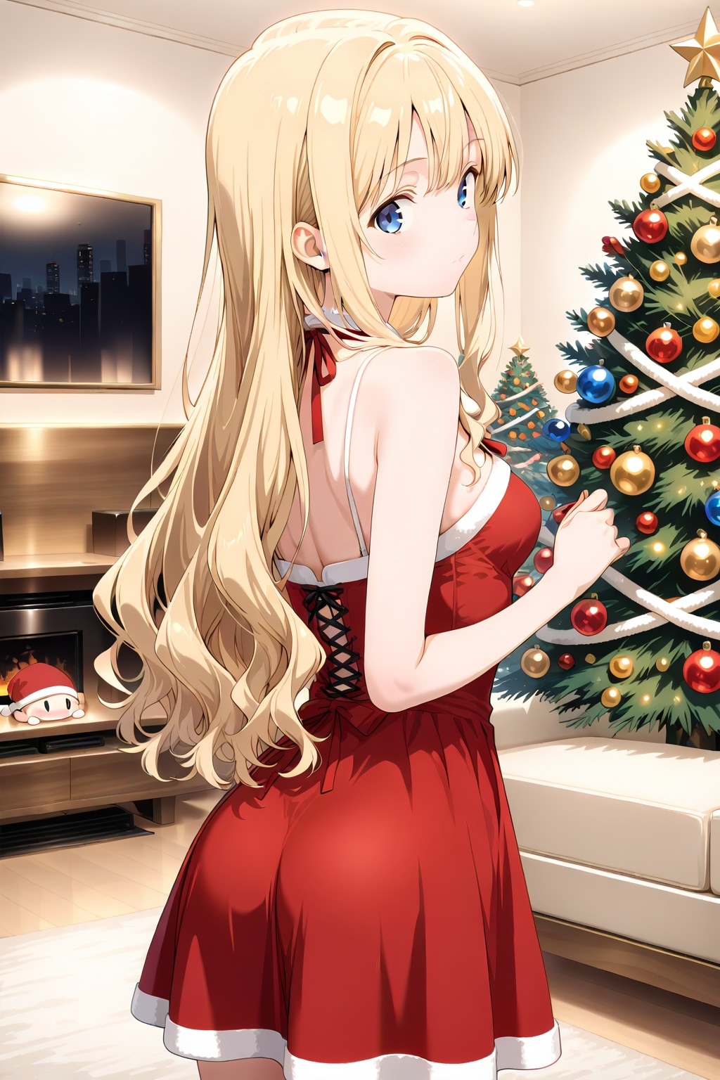 クリスマスドレス | の人気AIイラスト・グラビア