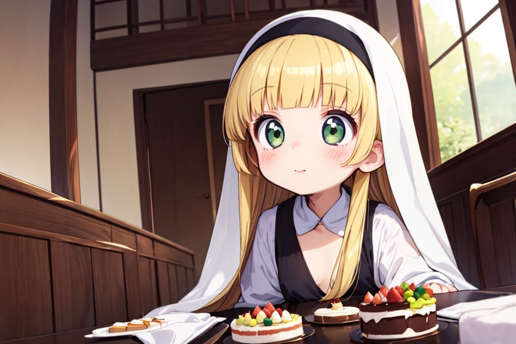 幼姫アコちゃんのケーキタイム