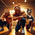 ダンス部員募集ポスターを作る猫 5枚目