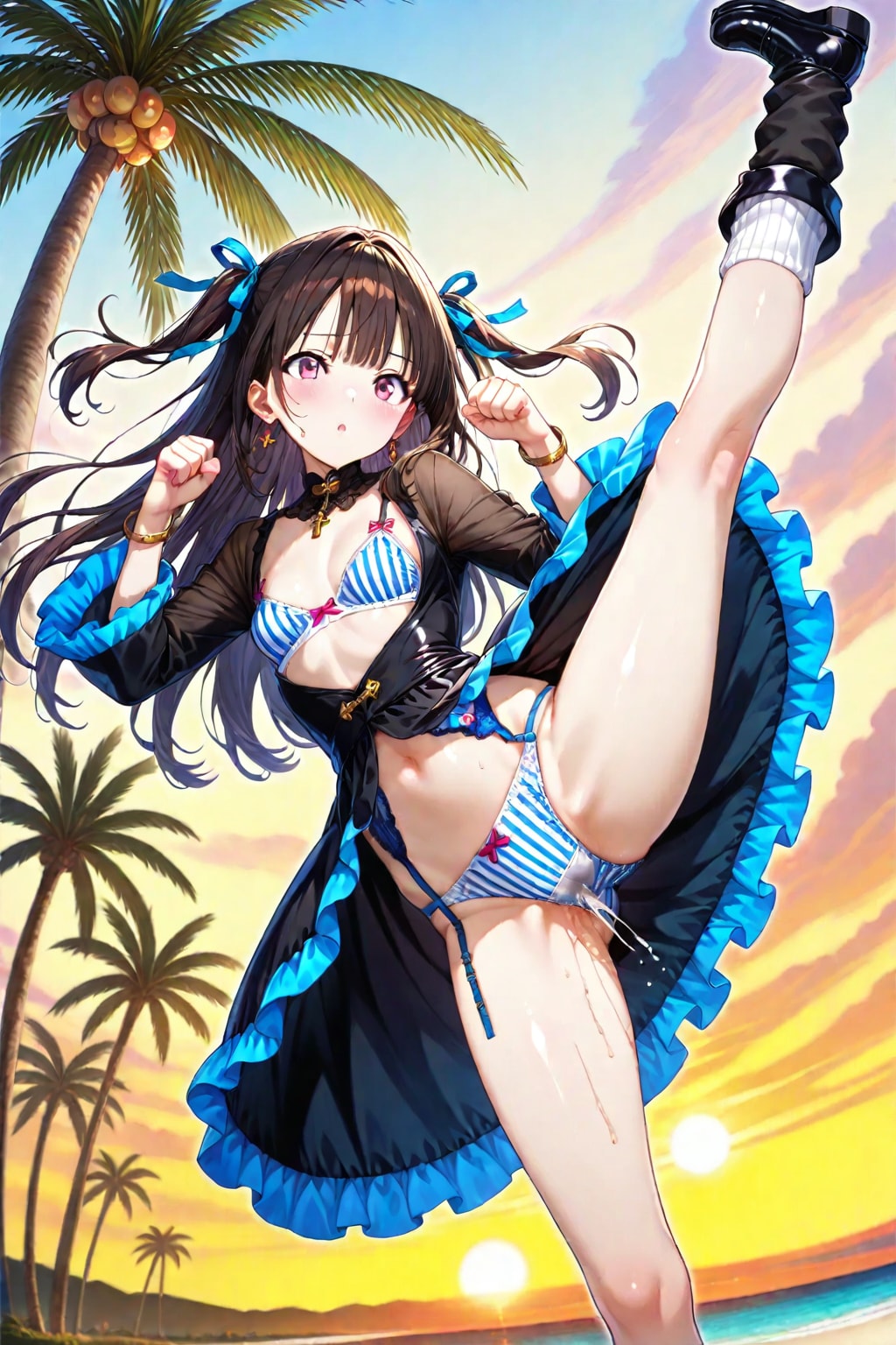 AURAでハイキック
