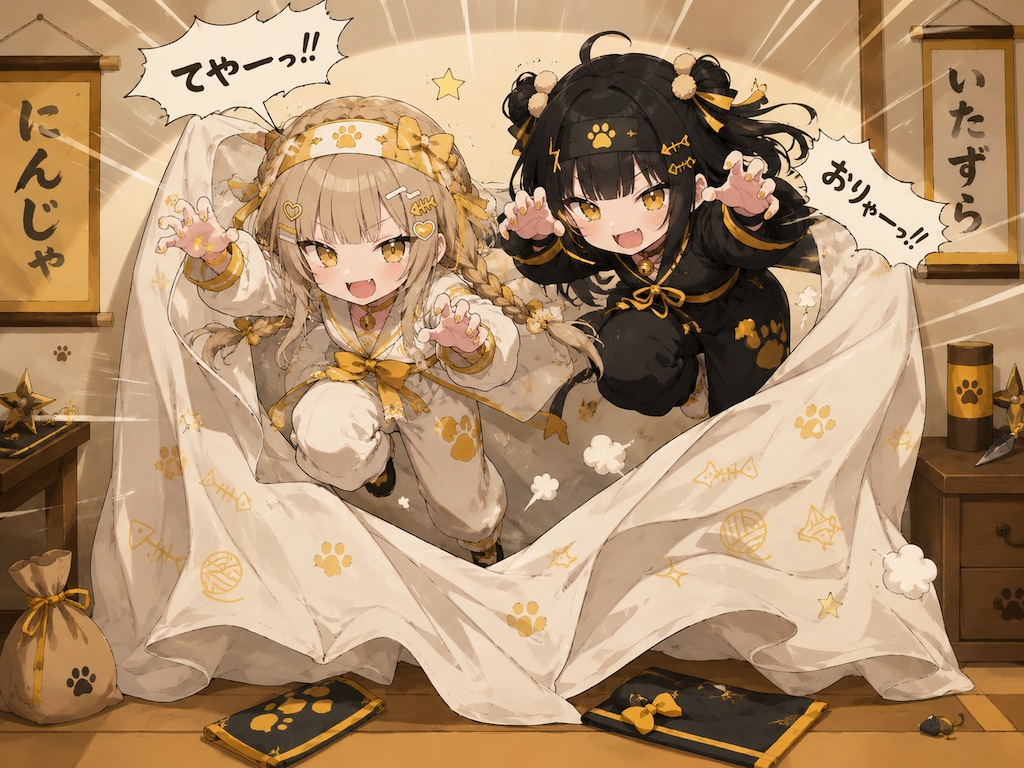 忍者ごっこ