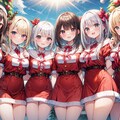 ハッピーサマークリスマス！！女の子集合その2（12枚） 4枚目