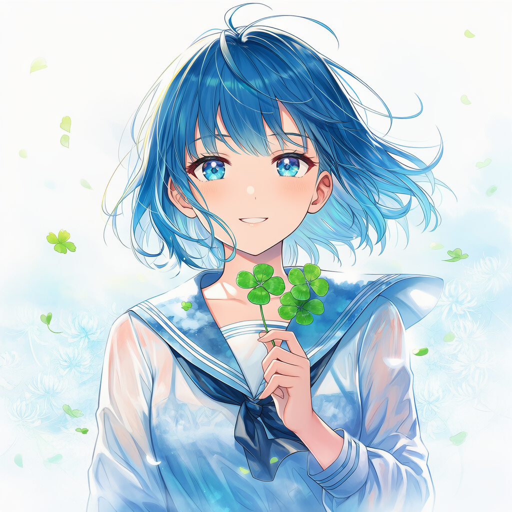 四葉のクローバー | の人気AIイラスト・グラビア
