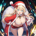 金髪のサンタガール 2枚目