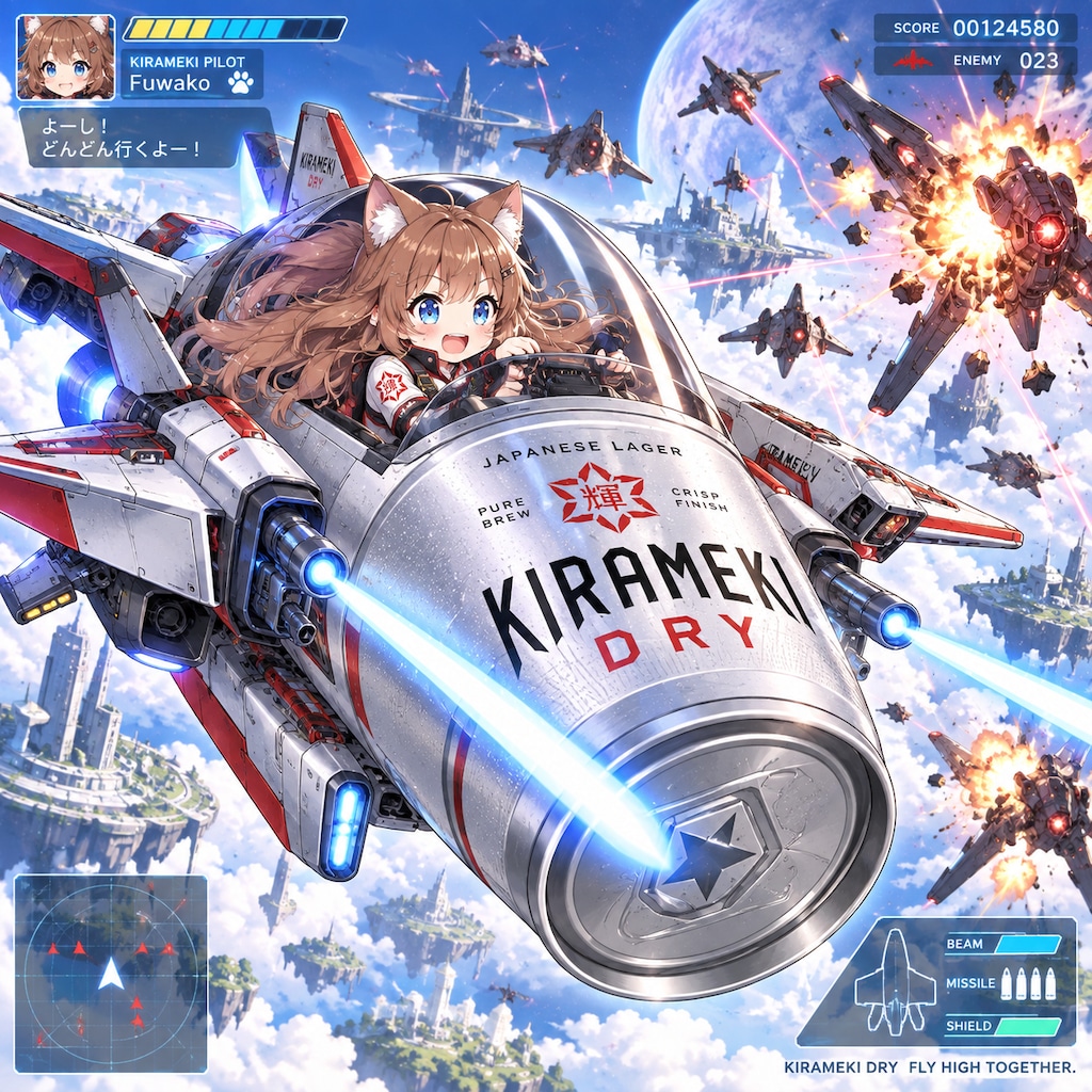 戦闘機乗りの小さな女の子