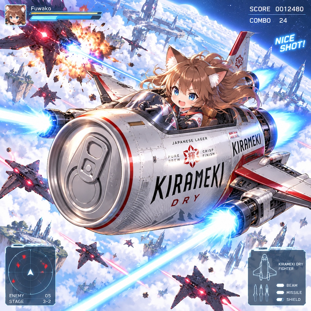 戦闘機乗りの小さな女の子