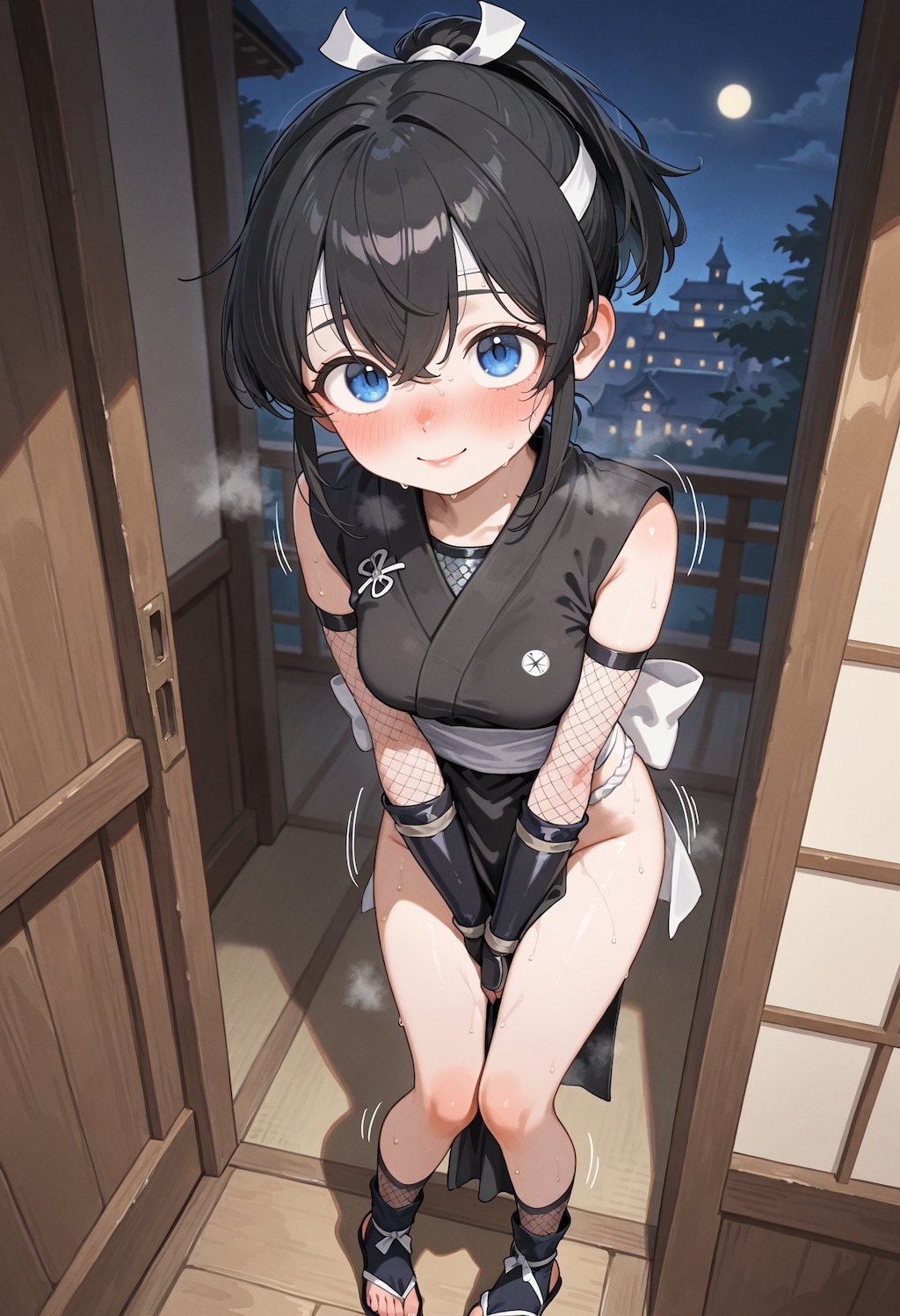 修行中の忍者少女10