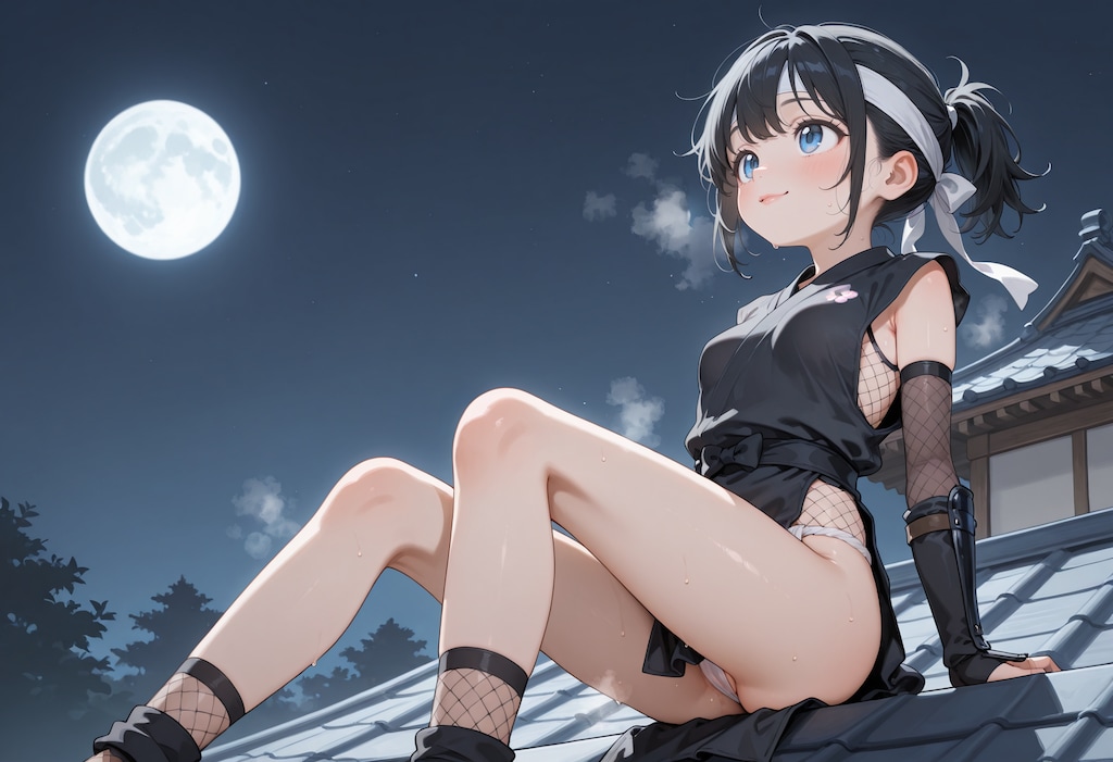 修行中の忍者少女10