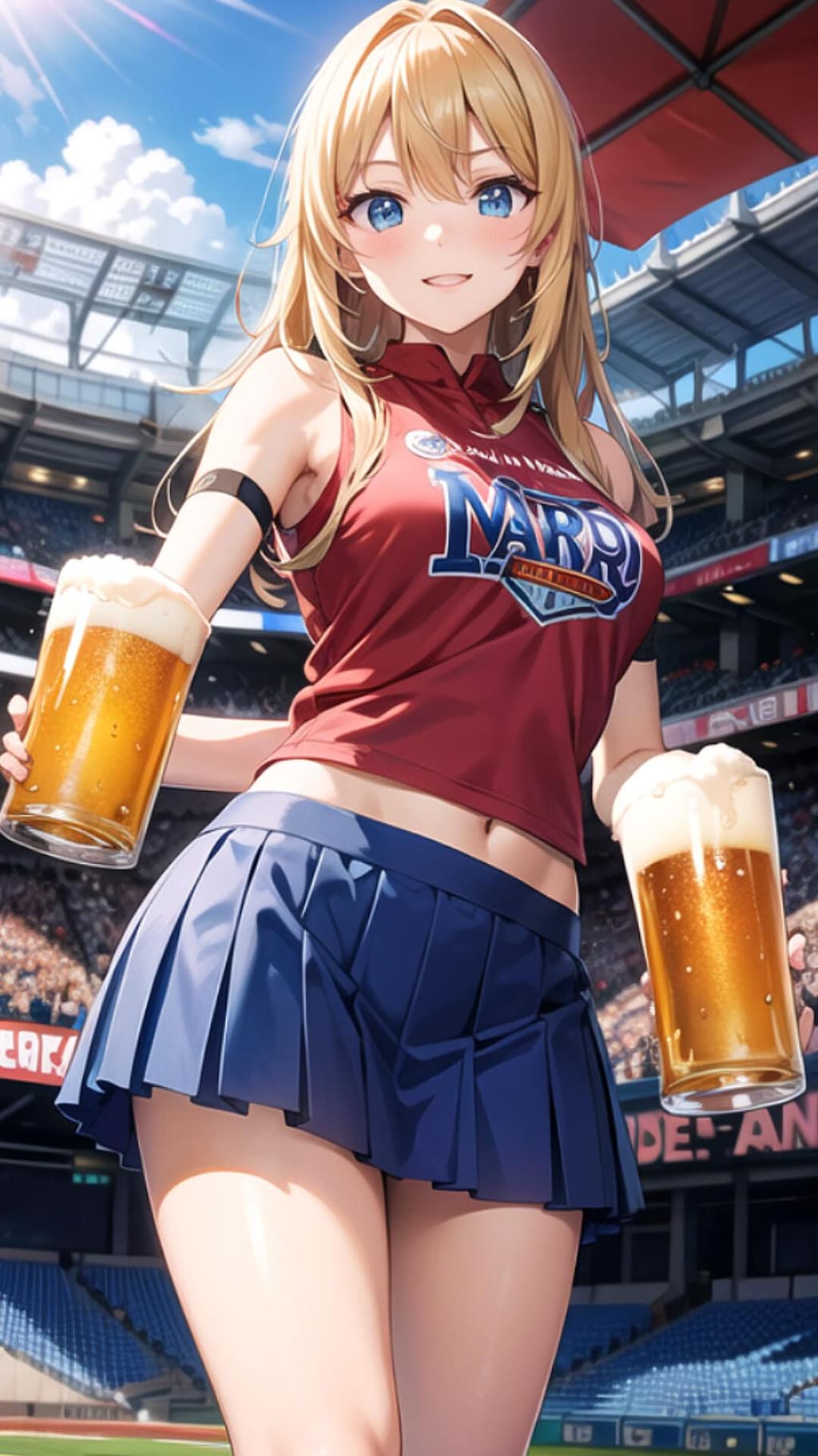 ビールの売り子