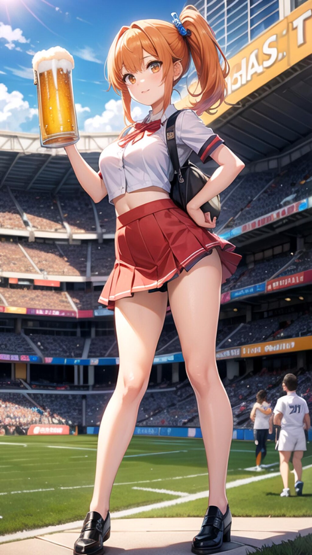 ビールの売り子