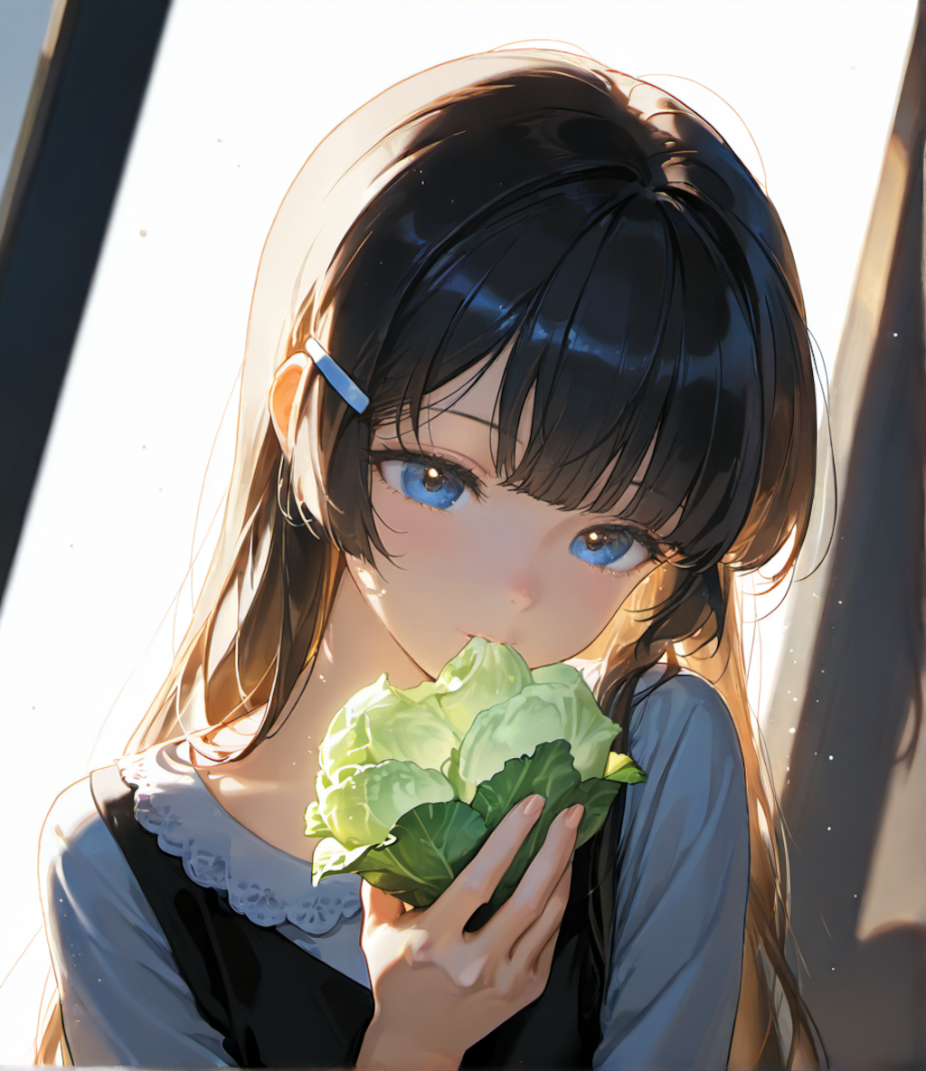 野菜が好きな子