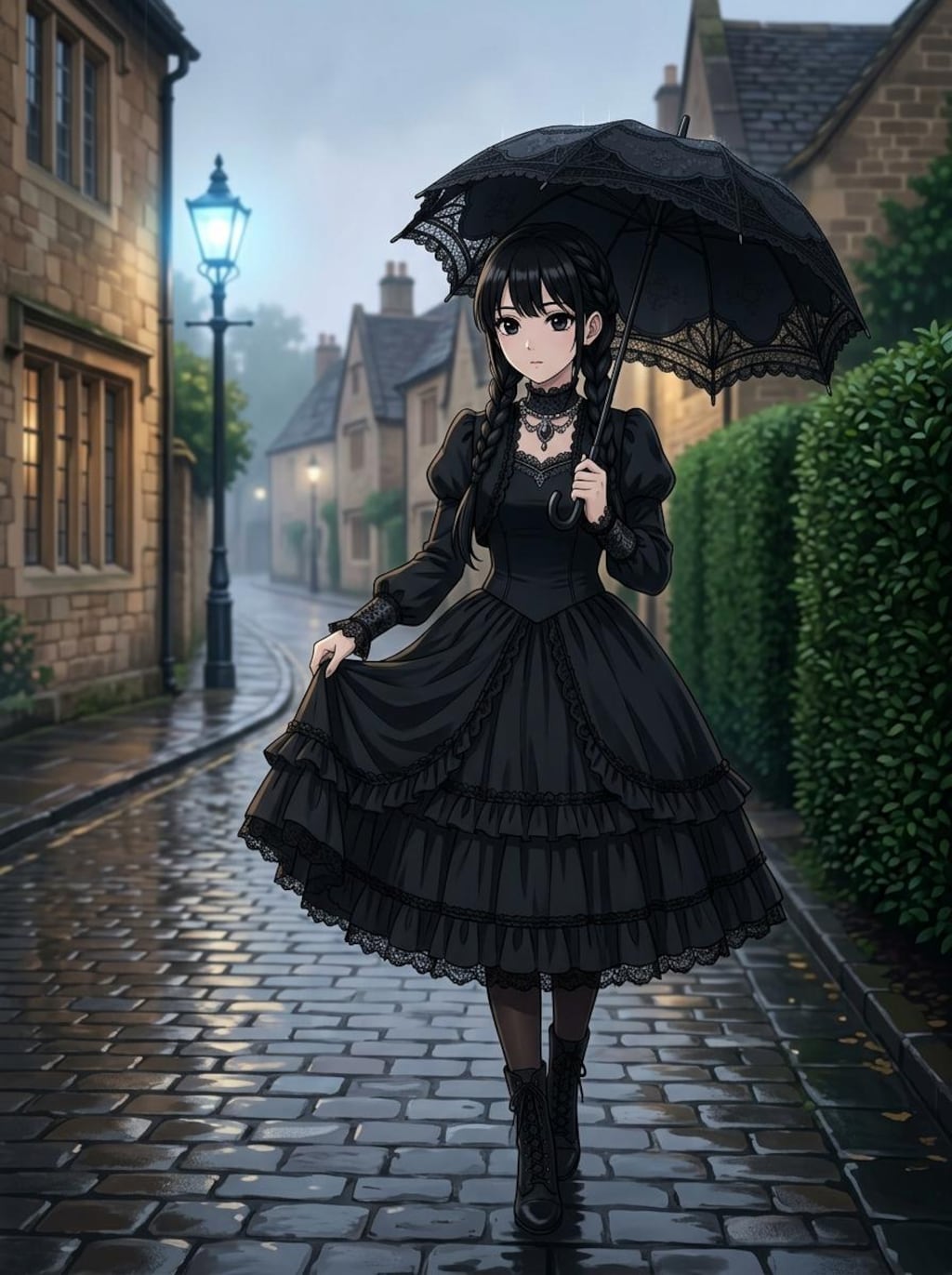 傘と少女