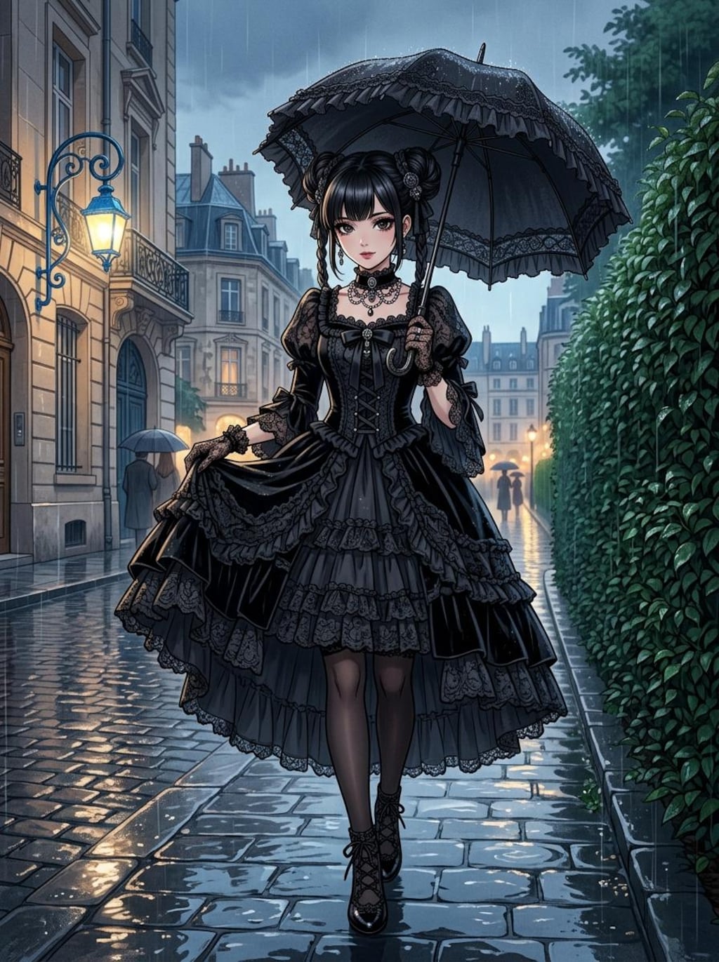 傘と少女
