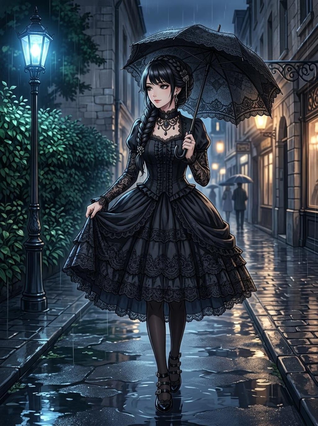 傘と少女