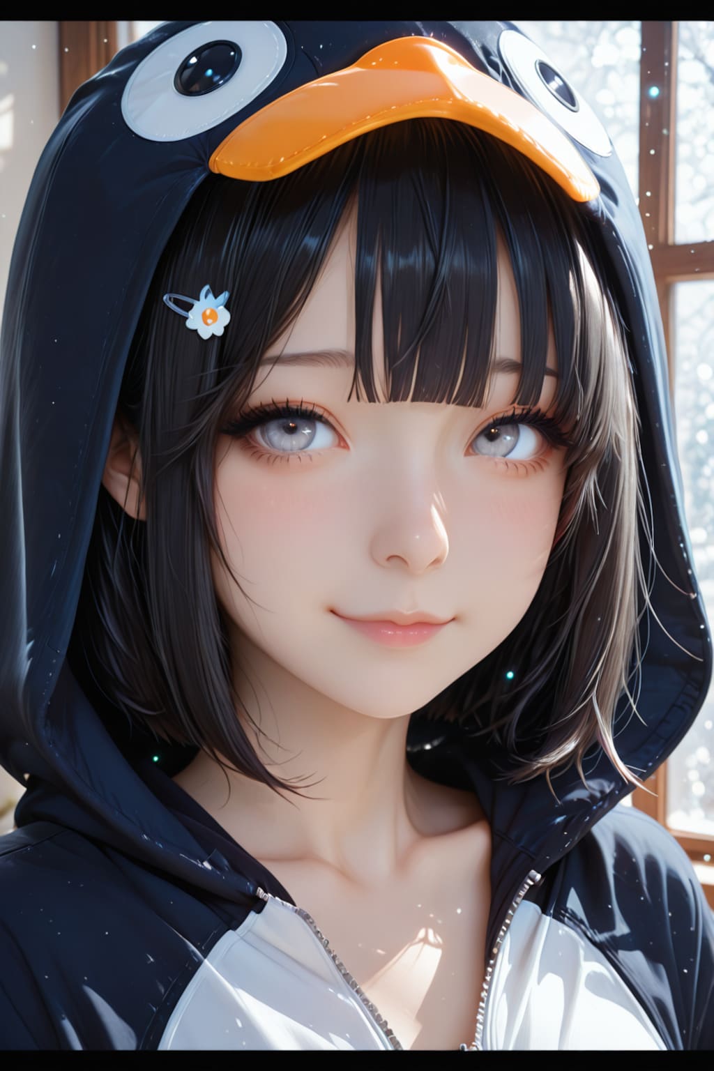 コスプレ　ググガガ被った少女
