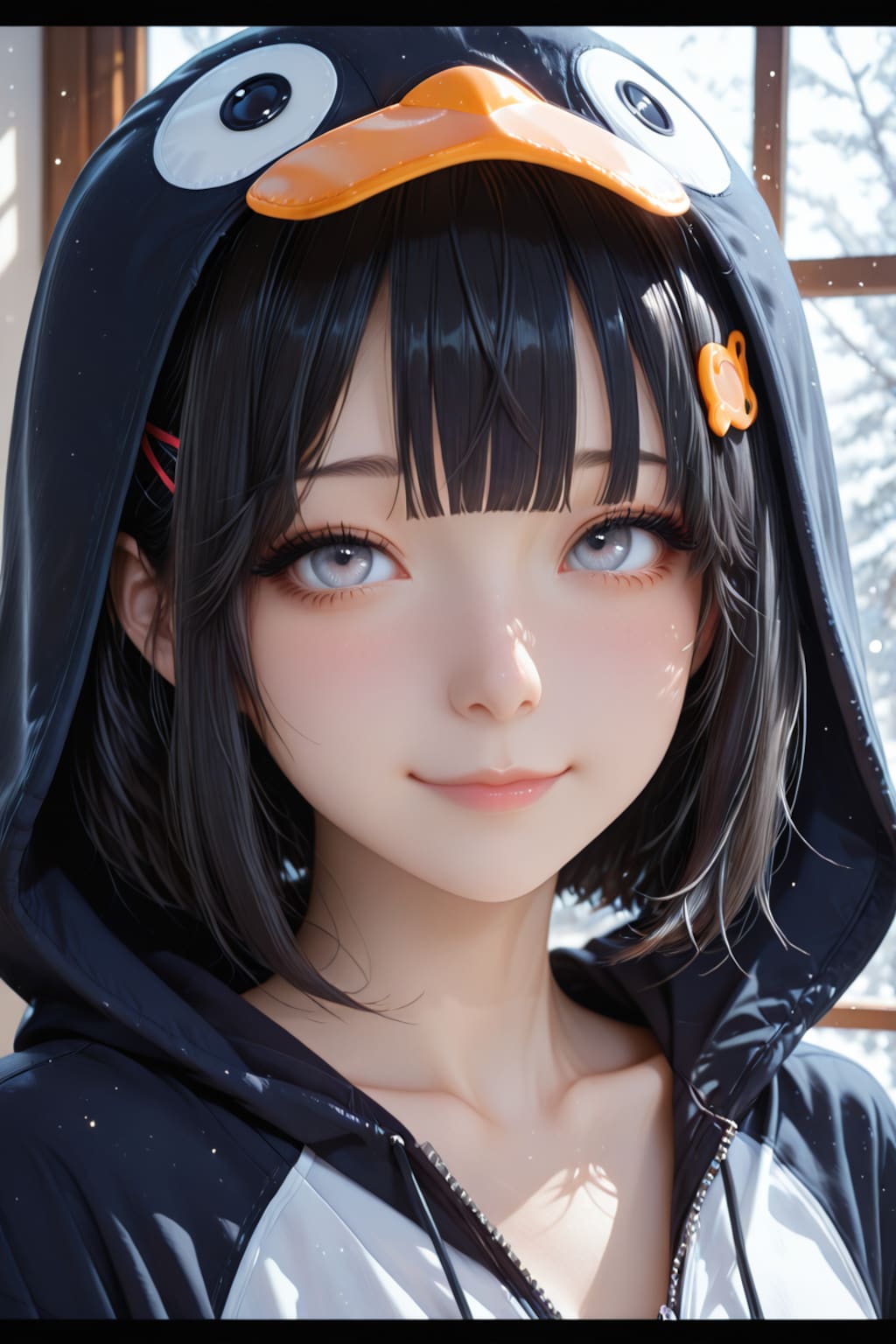 コスプレ　ググガガ被った少女