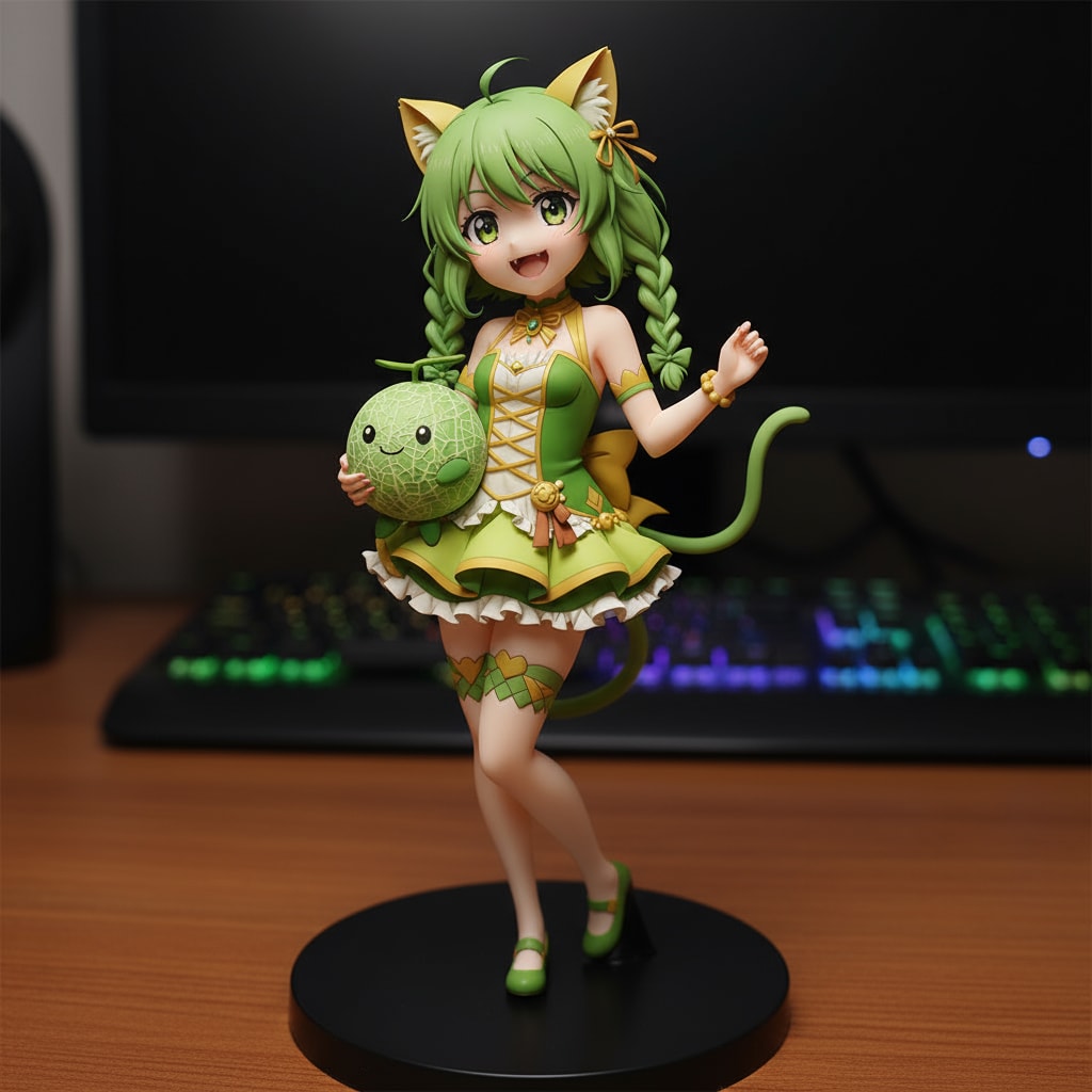 にゃろんねこちゃんと メロンほうくん | の人気AIイラスト・グラビア