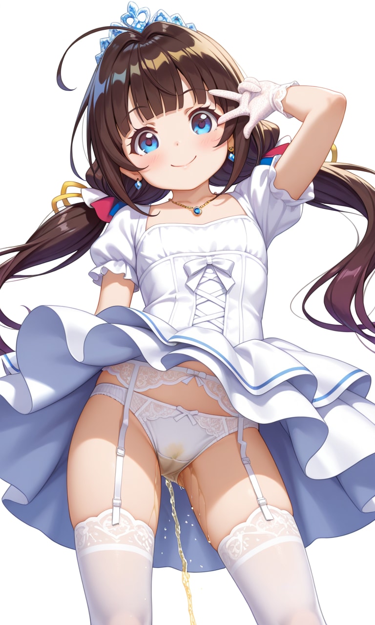 プリンセスドレスで漏らす「雛〇あい」