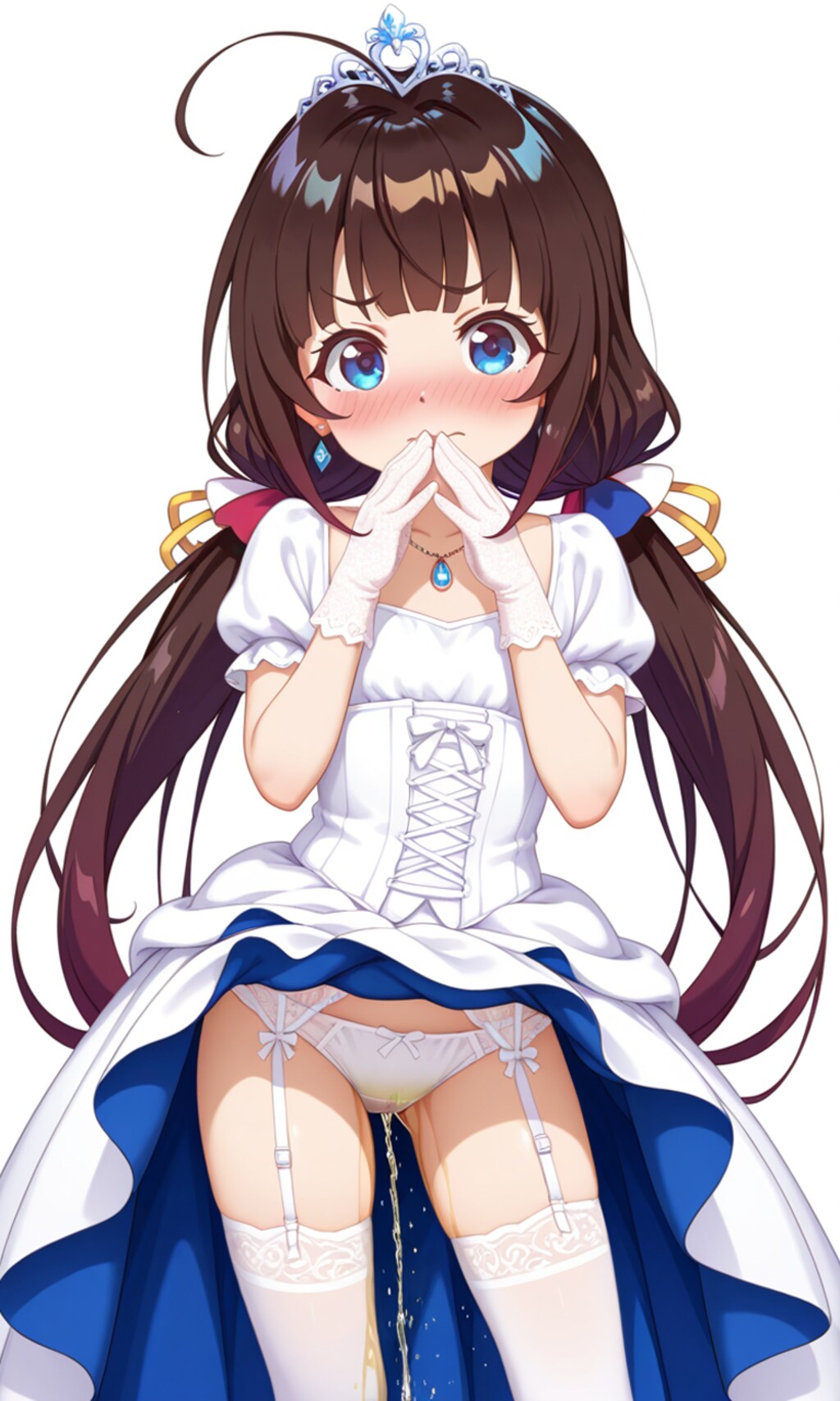 プリンセスドレスで漏らす「雛〇あい」