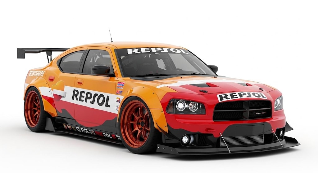 レプソルダッジチャージャーレーシングカー