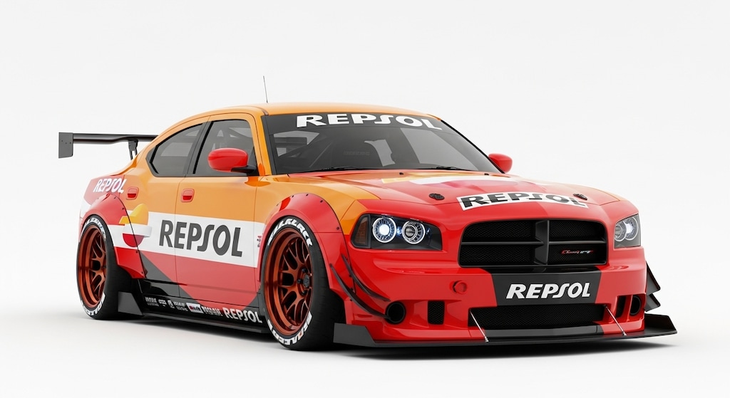 レプソルダッジチャージャーレーシングカー