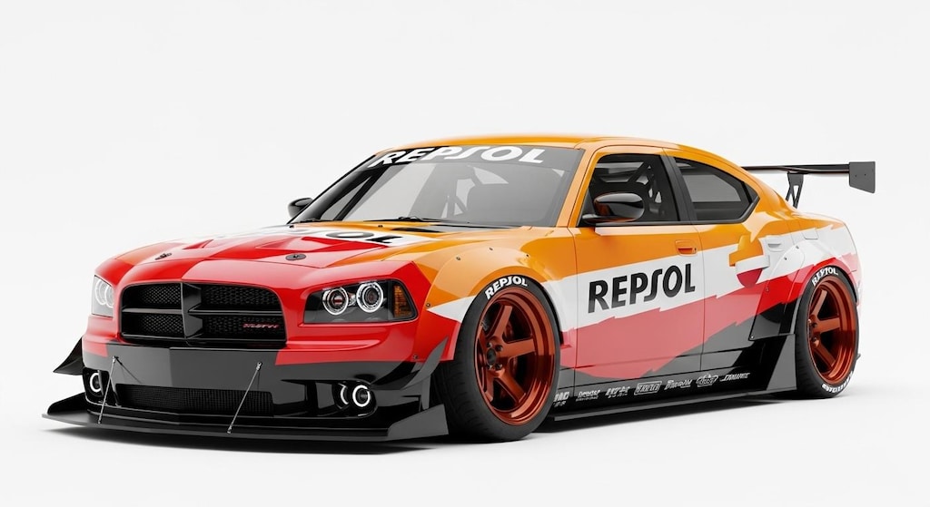 レプソルダッジチャージャーレーシングカー