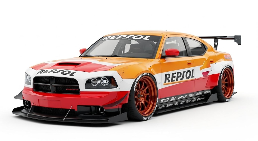 レプソルダッジチャージャーレーシングカー